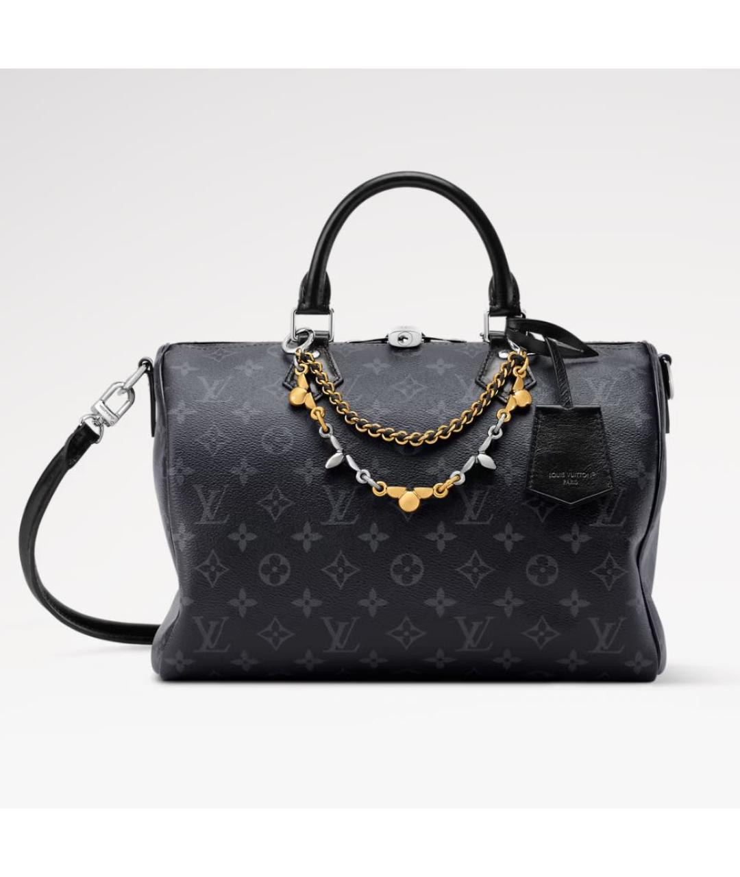 LOUIS VUITTON Черная сумка тоут, фото 5