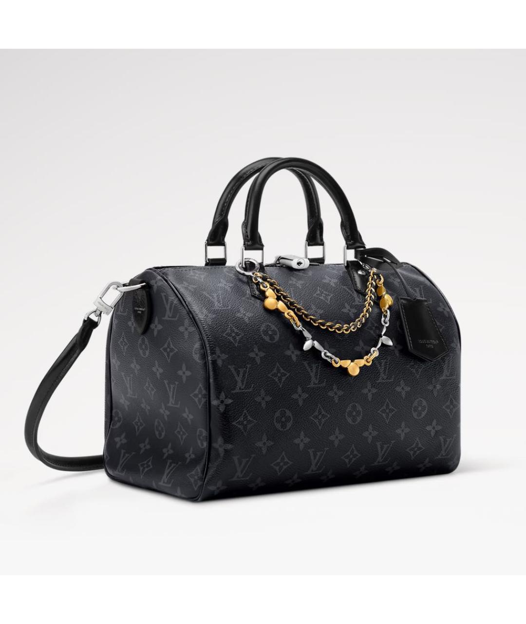 LOUIS VUITTON Черная сумка тоут, фото 2