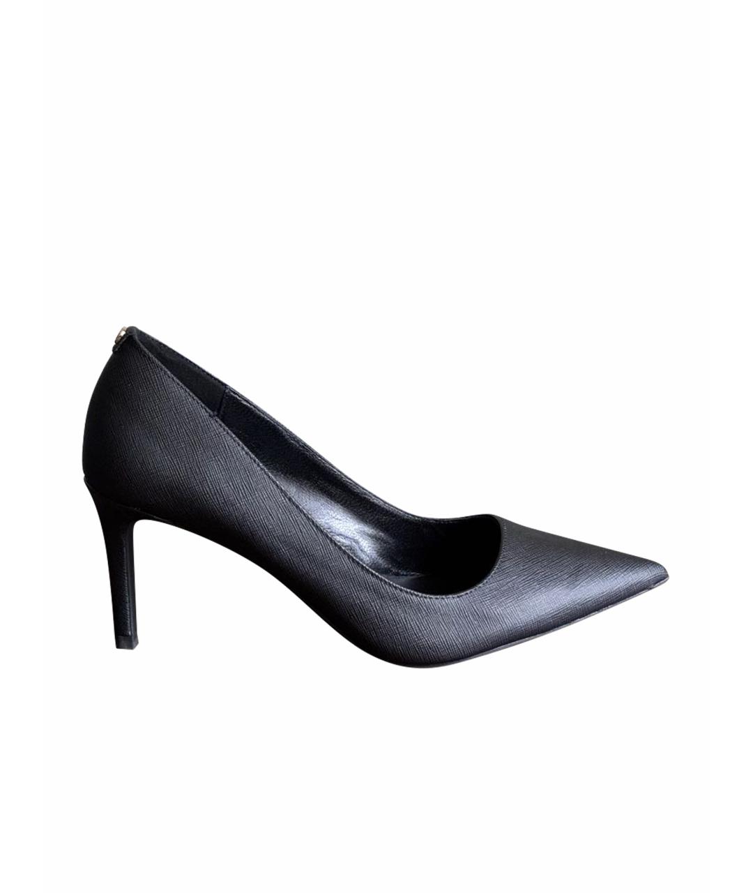 MICHAEL KORS Черные кожаные туфли, фото 1