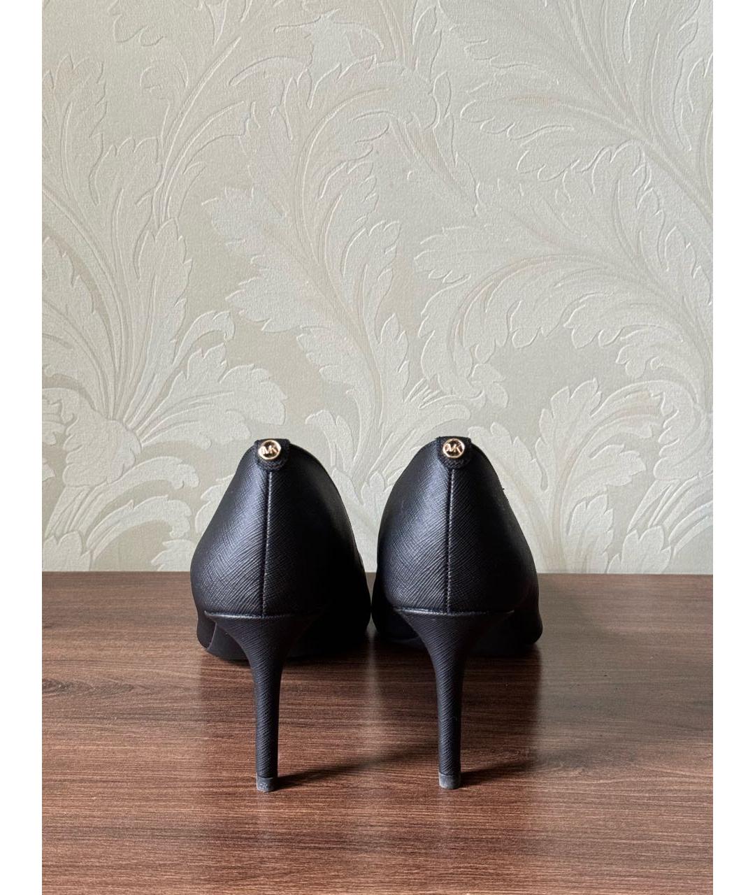 MICHAEL KORS Черные кожаные туфли, фото 4