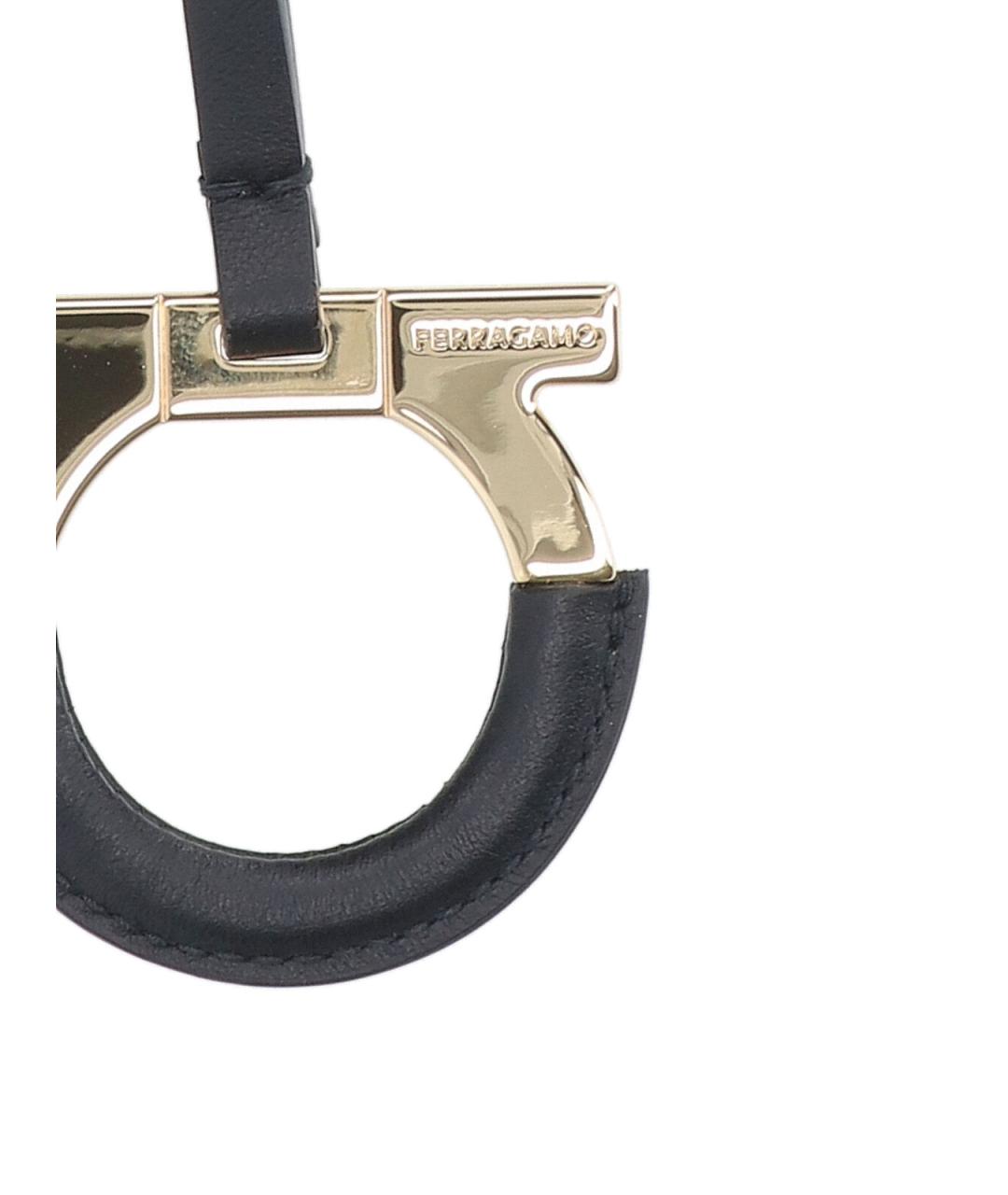 FERRAGAMO Черный брелок, фото 3