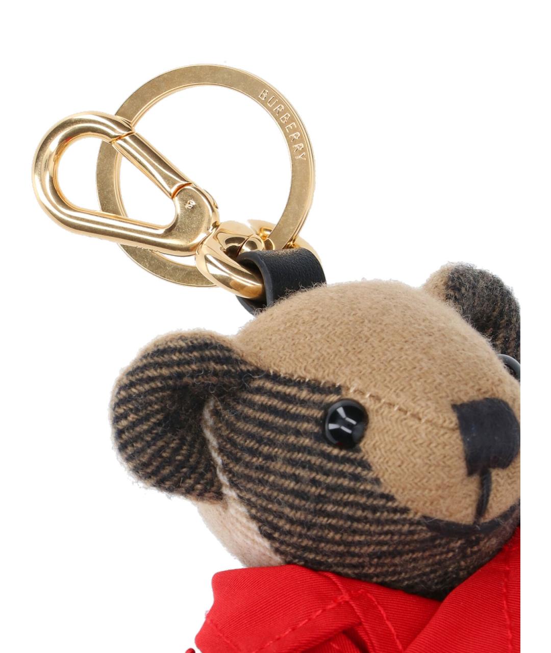 BURBERRY Красный брелок, фото 3