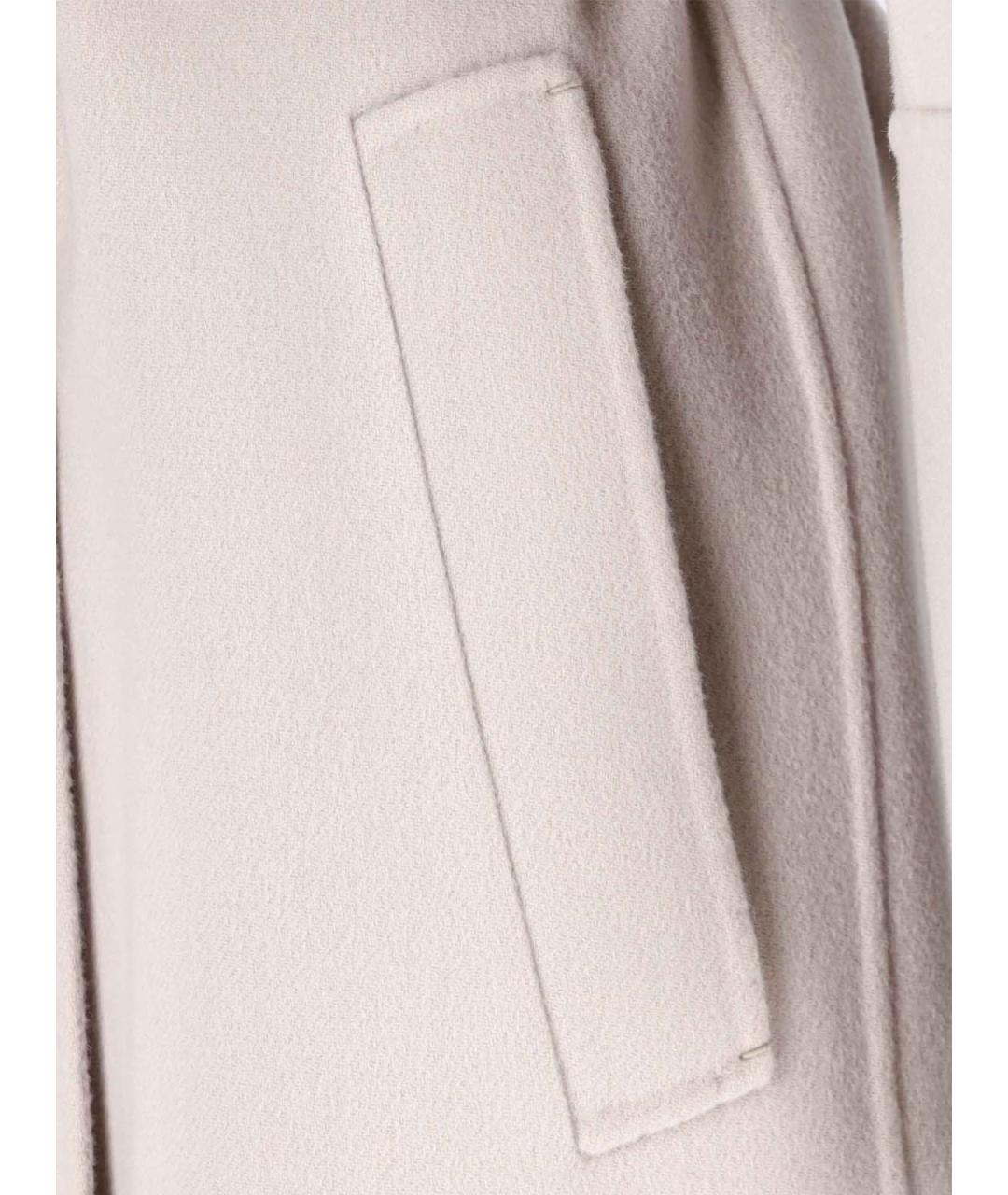 'S MAX MARA Бежевое шерстяное пальто, фото 5