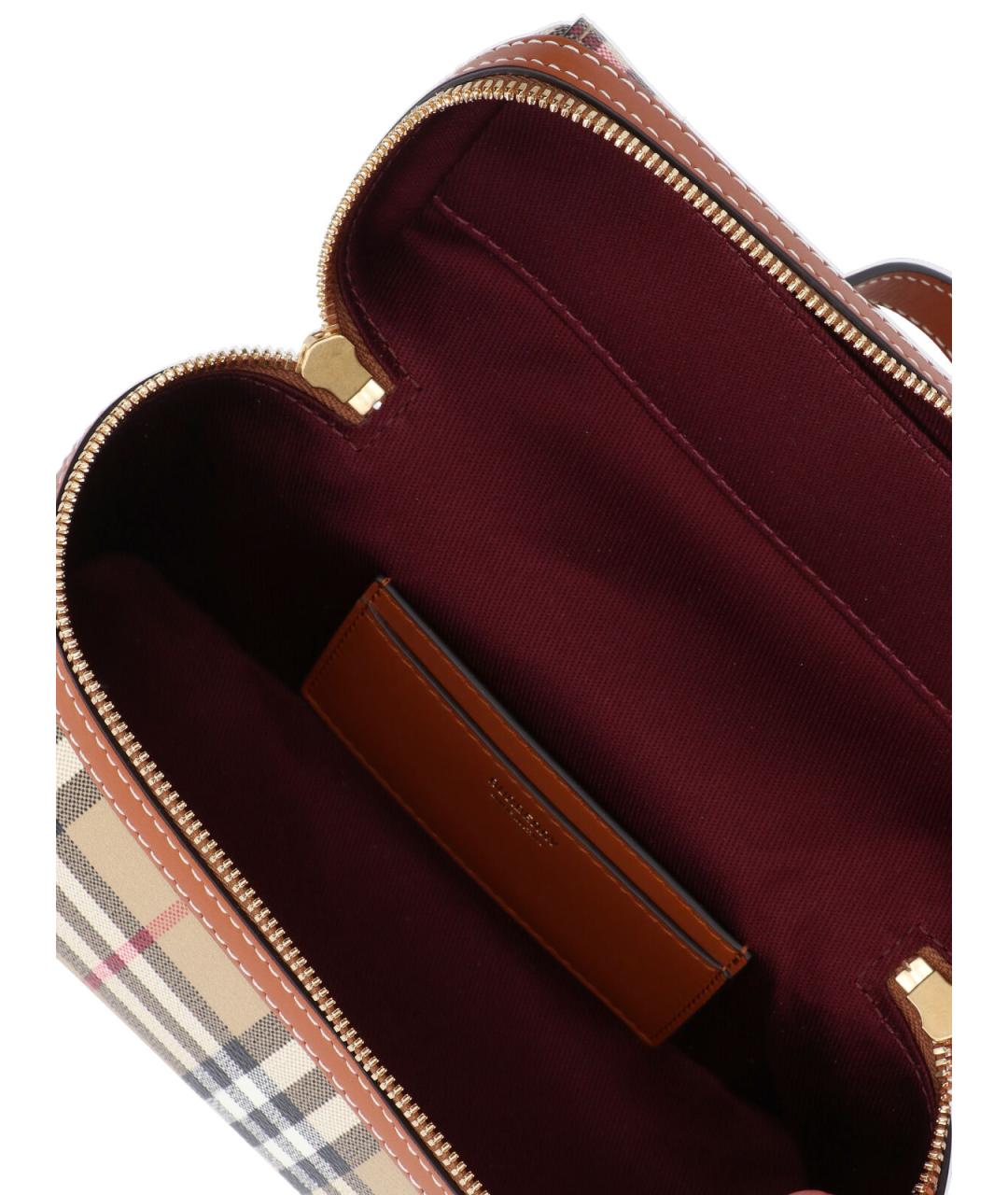 BURBERRY Мульти сумка с короткими ручками из искусственной кожи, фото 4