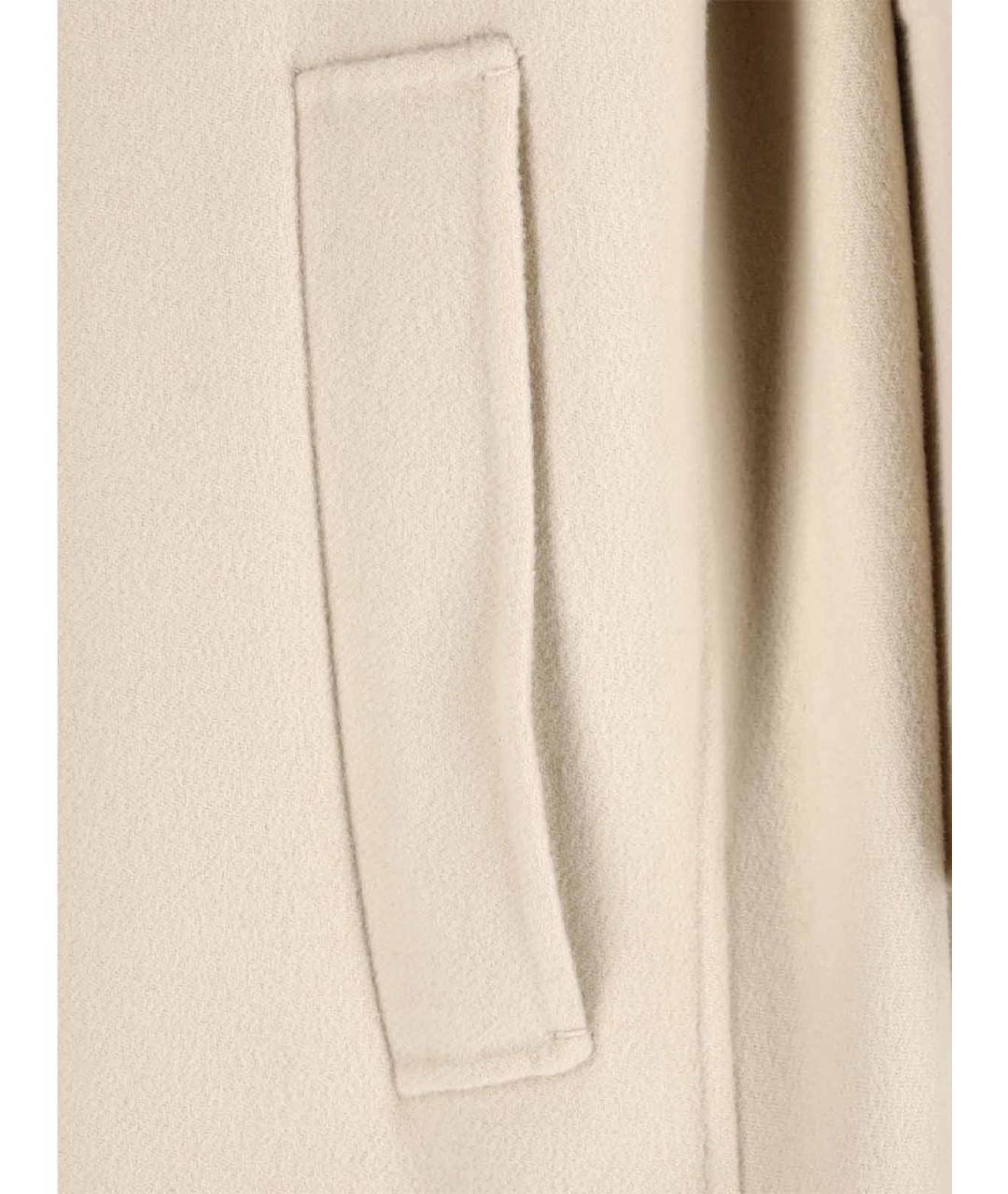 'S MAX MARA Белое шерстяное пальто, фото 5
