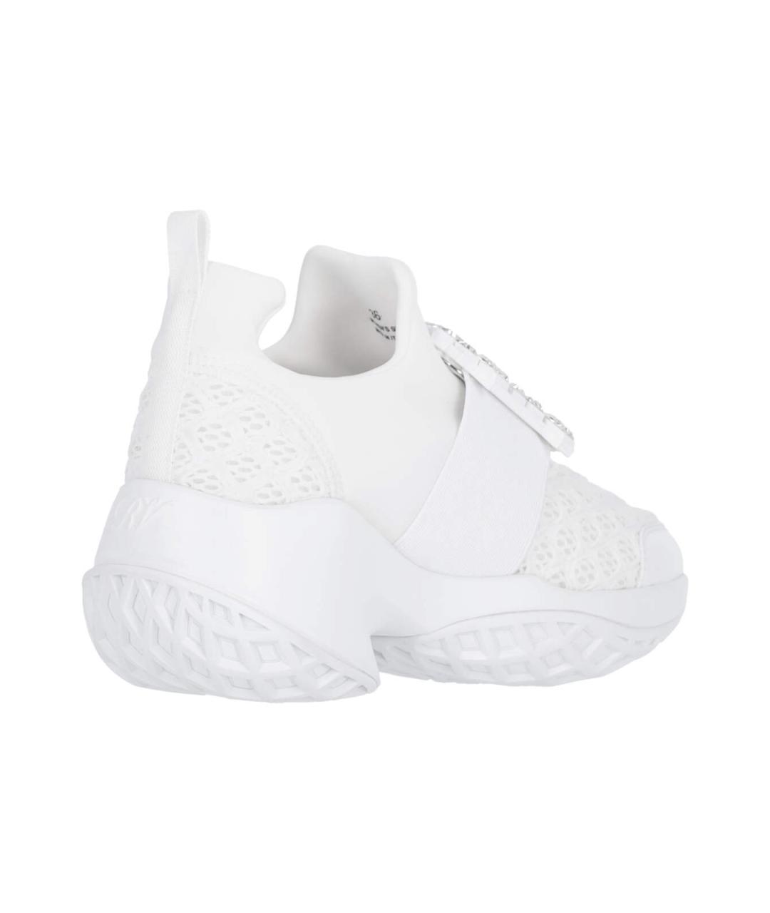 ROGER VIVIER Белые кроссовки, фото 4