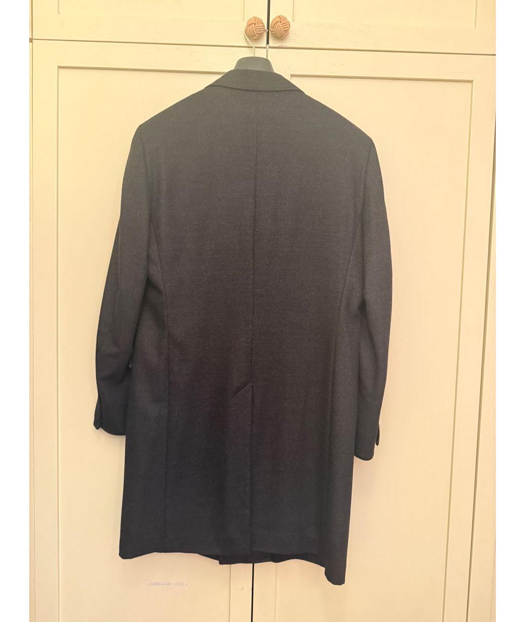 BURBERRY Антрацитовое шерстяное пальто, фото 2