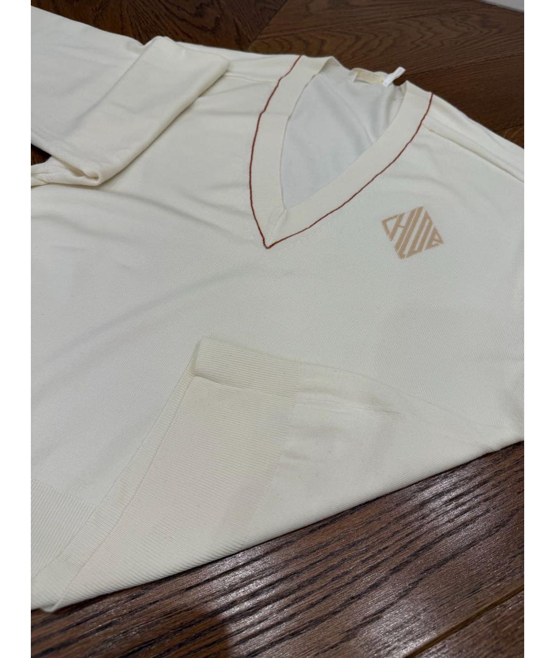 CHLOE Белый кашемировый джемпер / свитер, фото 2