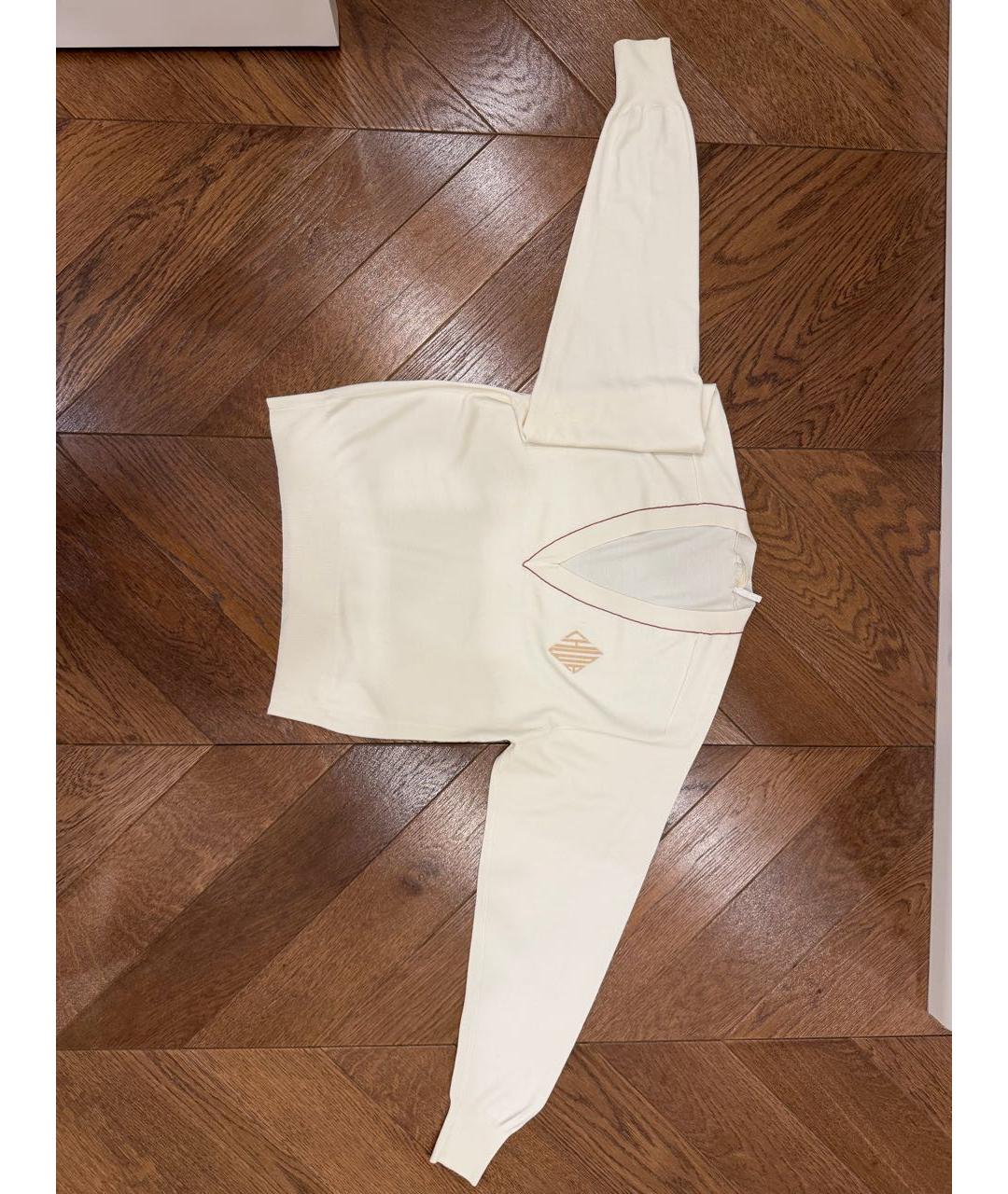 CHLOE Белый кашемировый джемпер / свитер, фото 7