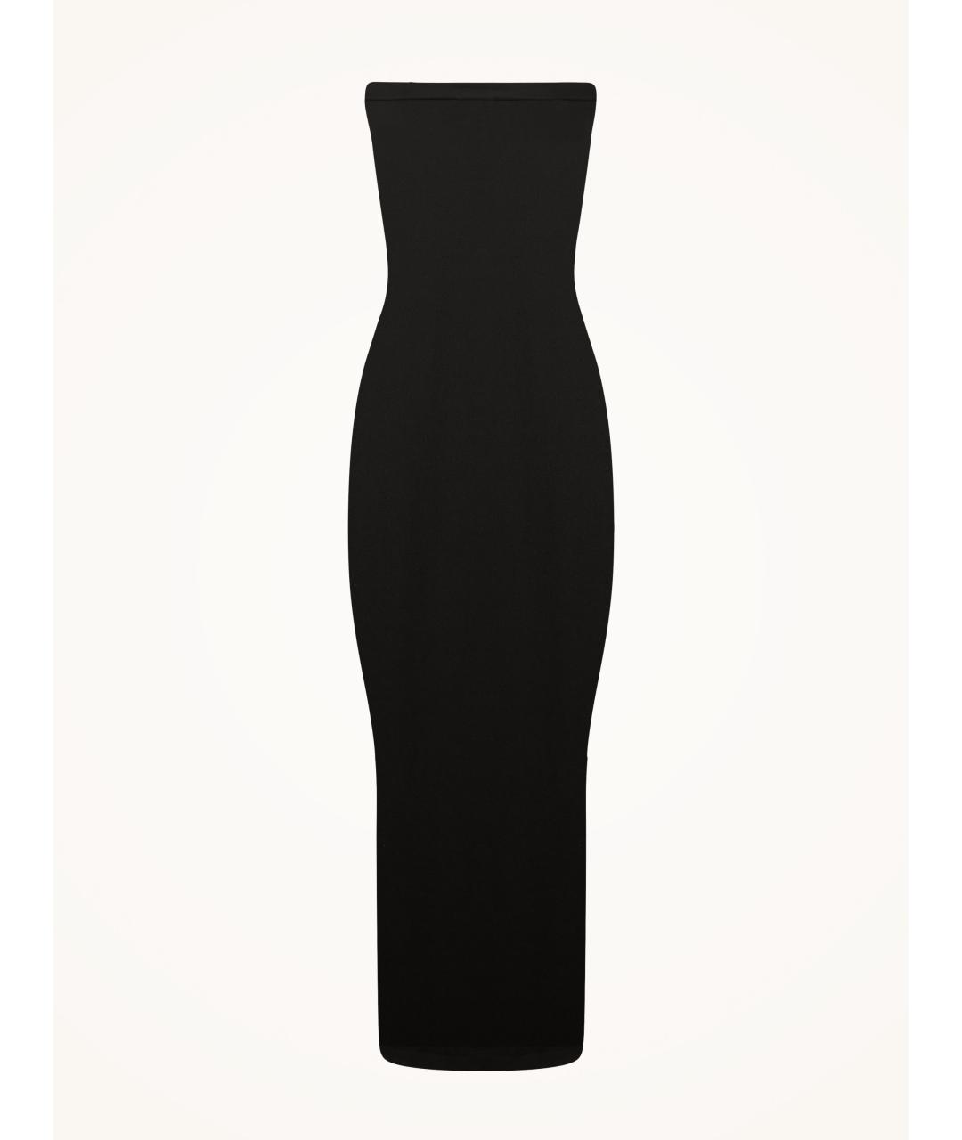 WOLFORD Черное полиамидовое повседневное платье, фото 4