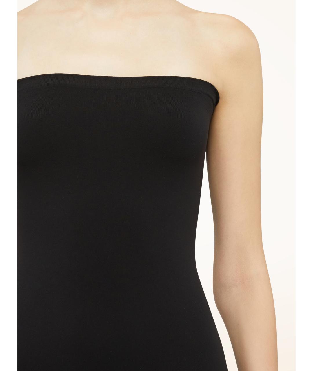 WOLFORD Черное полиамидовое повседневное платье, фото 3