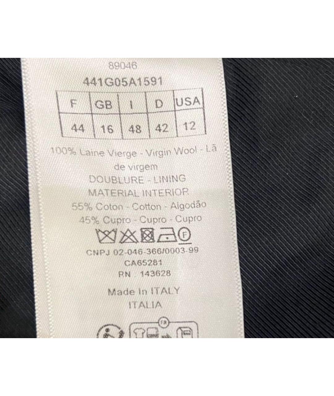 CHRISTIAN DIOR Серый шерстяной жилет, фото 3