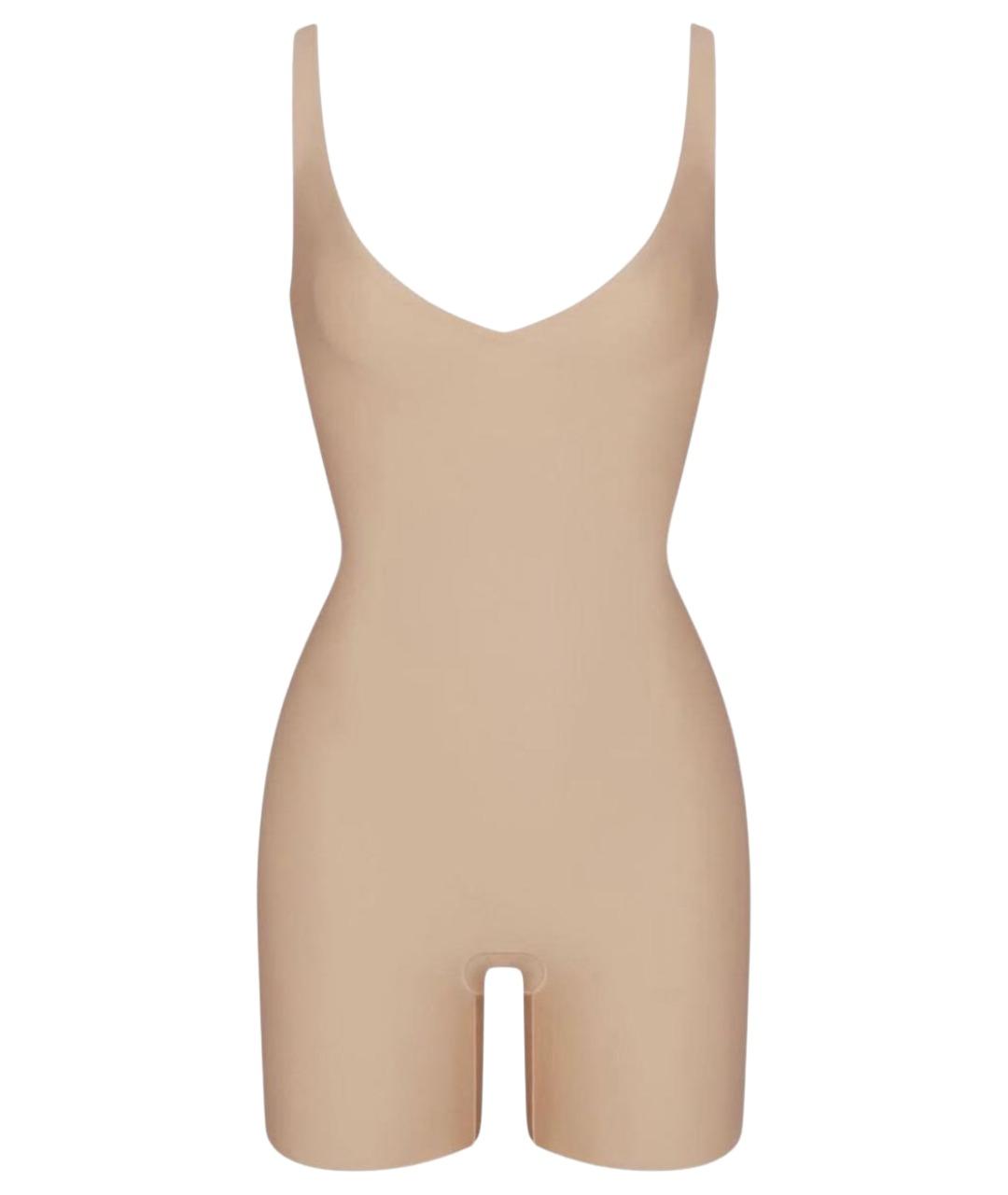 SKIMS Бежевое синтетическое боди, фото 1