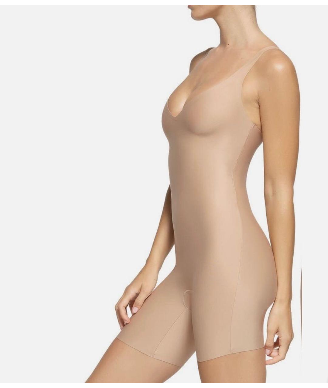 SKIMS Бежевое синтетическое боди, фото 3