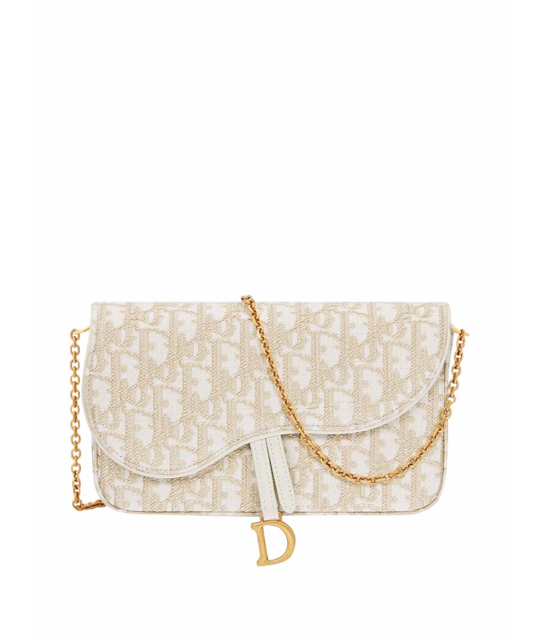 CHRISTIAN DIOR Золотая сумка через плечо, фото 1