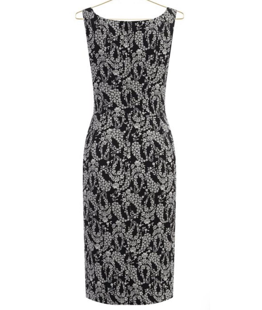 DOLCE&GABBANA Темно-синее хлопковое повседневное платье, фото 6