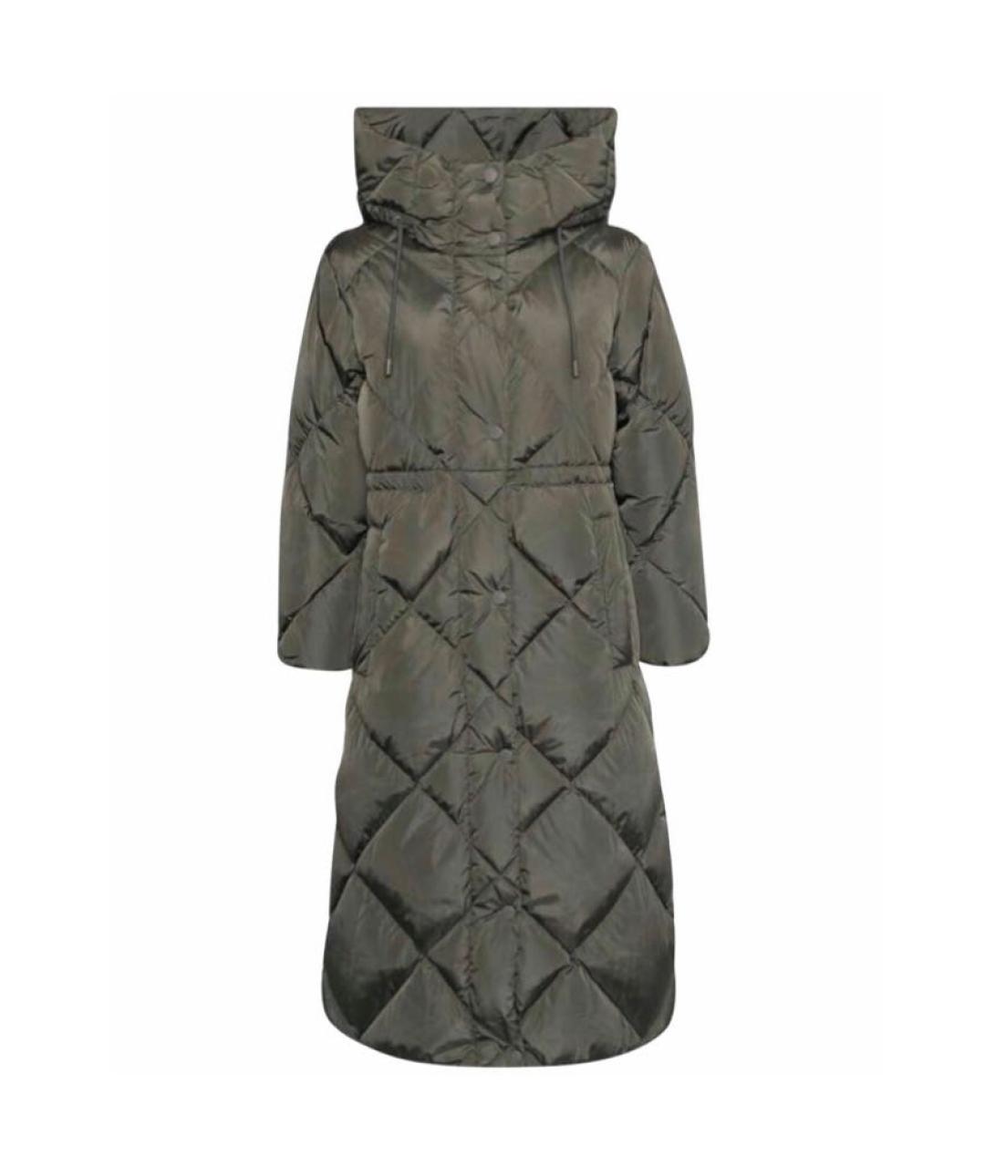 WEEKEND MAX MARA Хаки полиамидовый пуховик, фото 1
