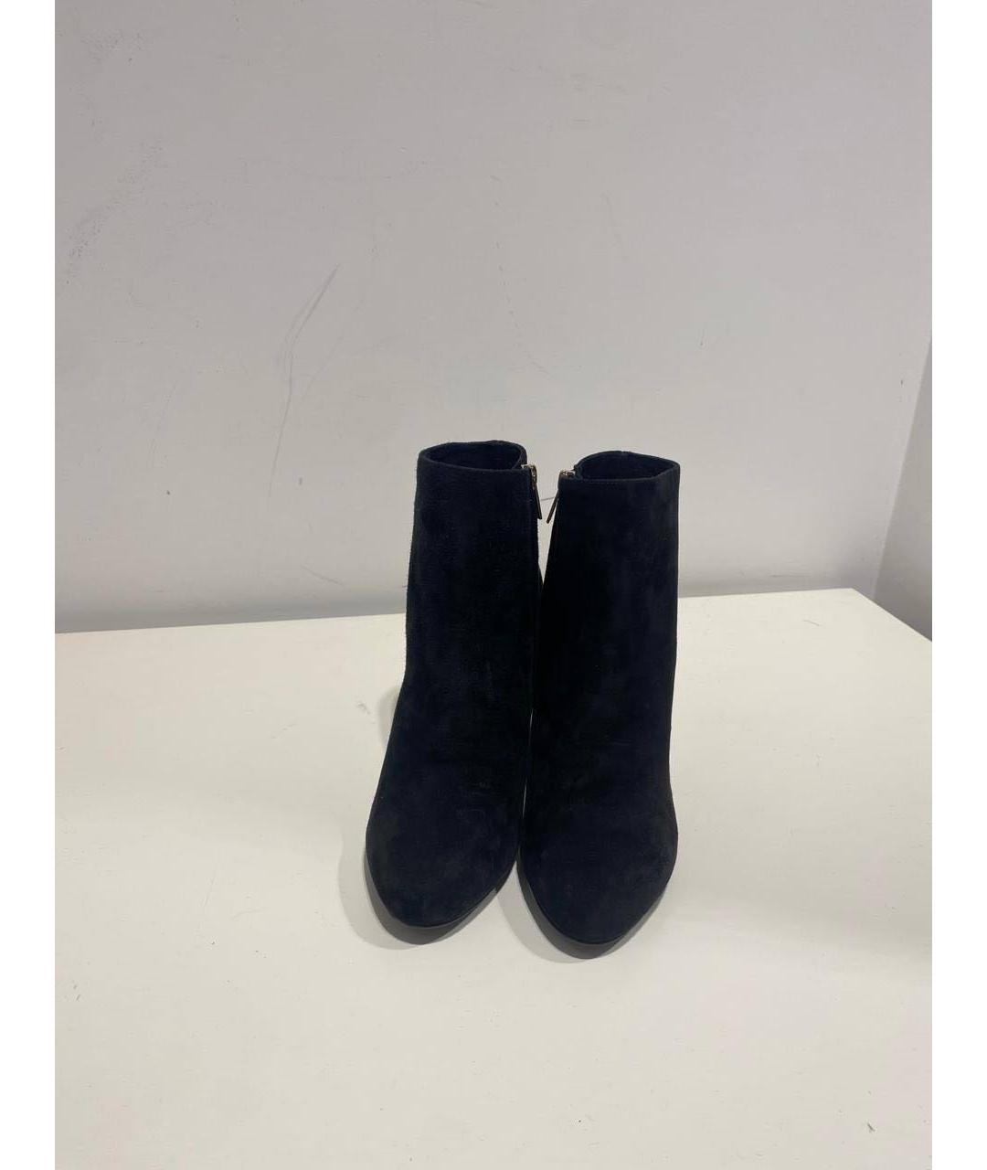 LE SILLA Черные замшевые ботильоны, фото 2