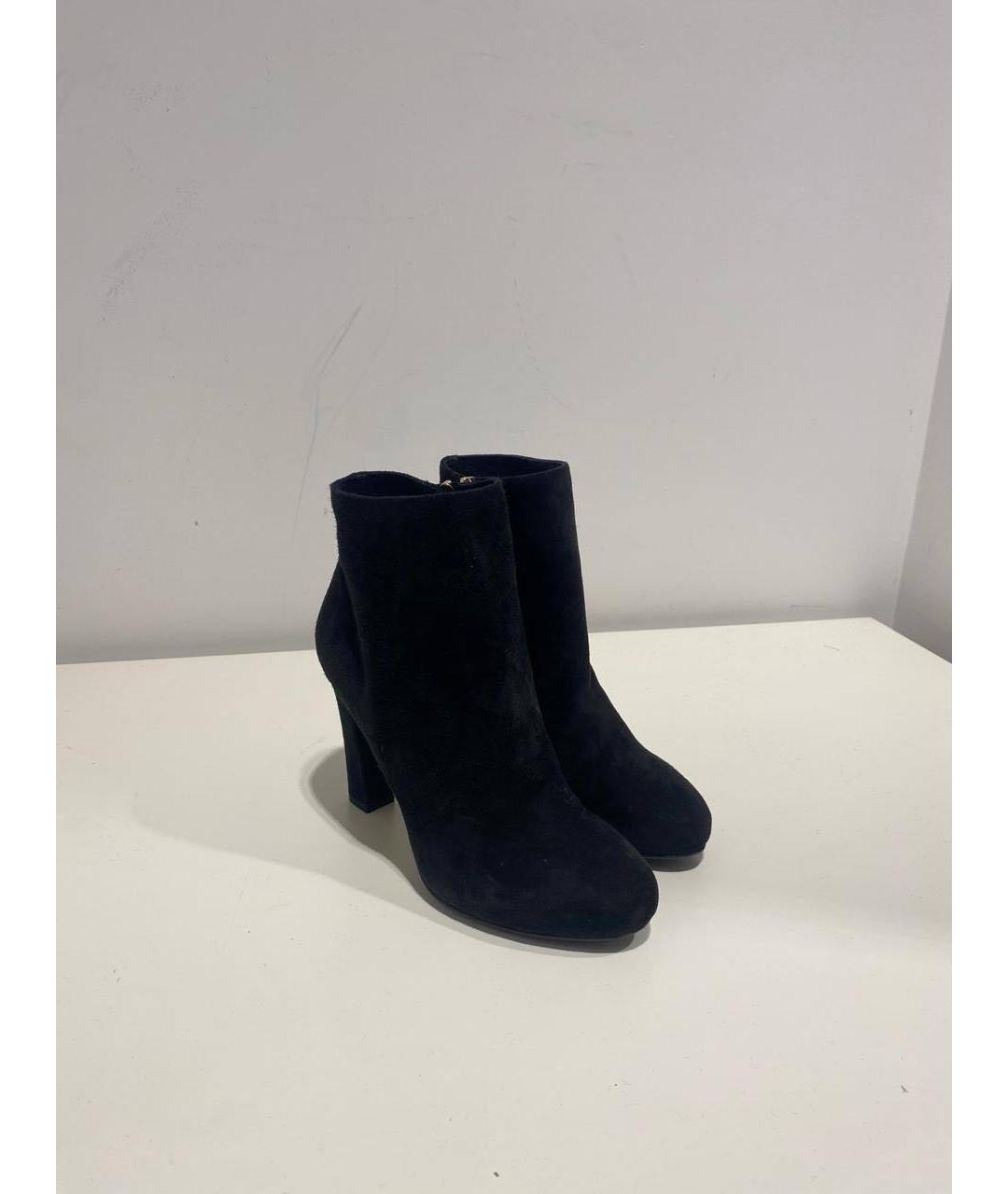 LE SILLA Черные замшевые ботильоны, фото 4
