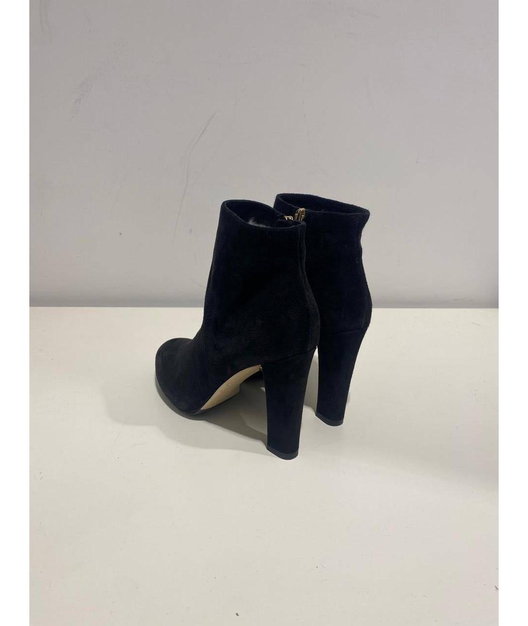 LE SILLA Черные замшевые ботильоны, фото 3