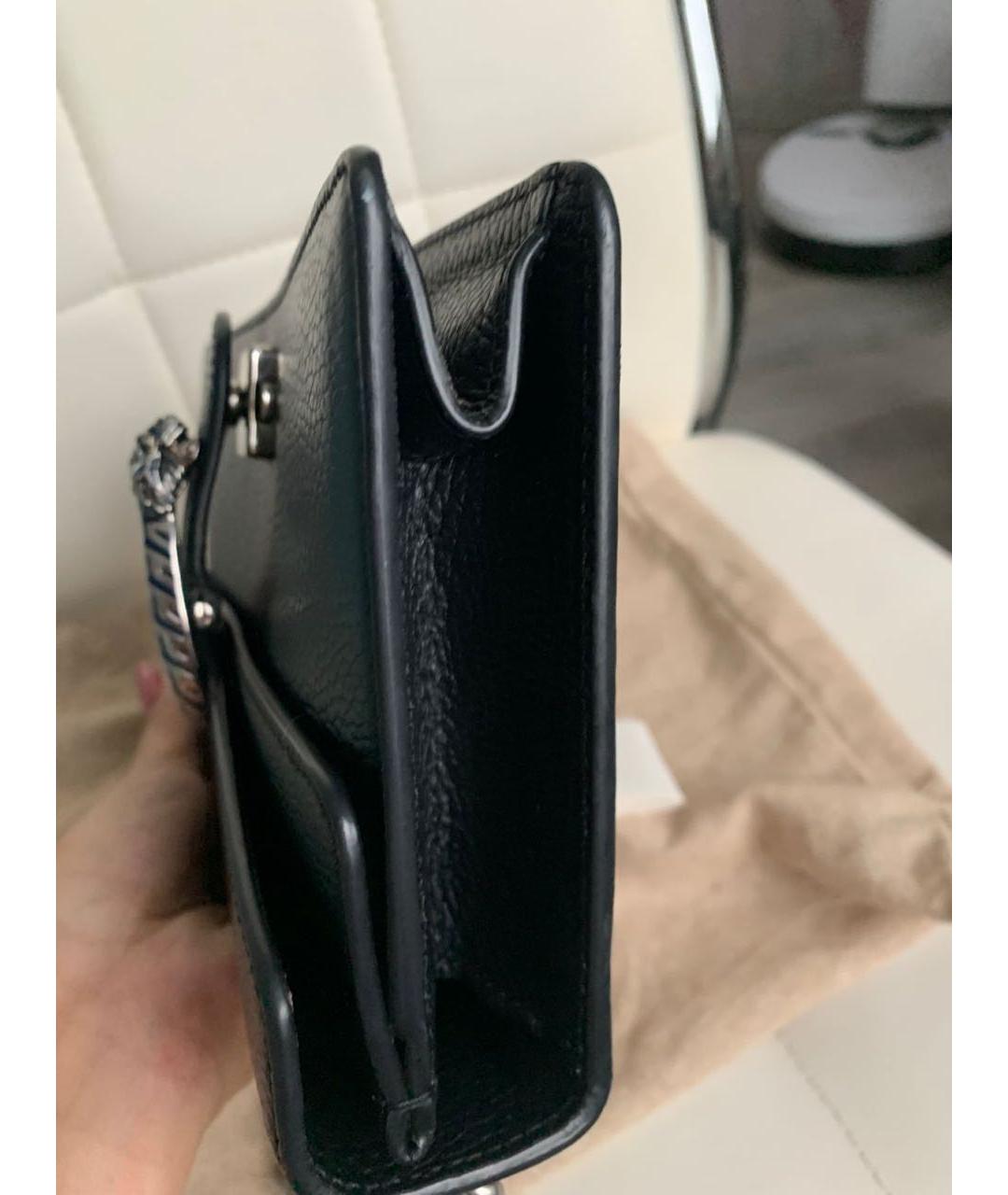 GUCCI Черная кожаная сумка через плечо, фото 8