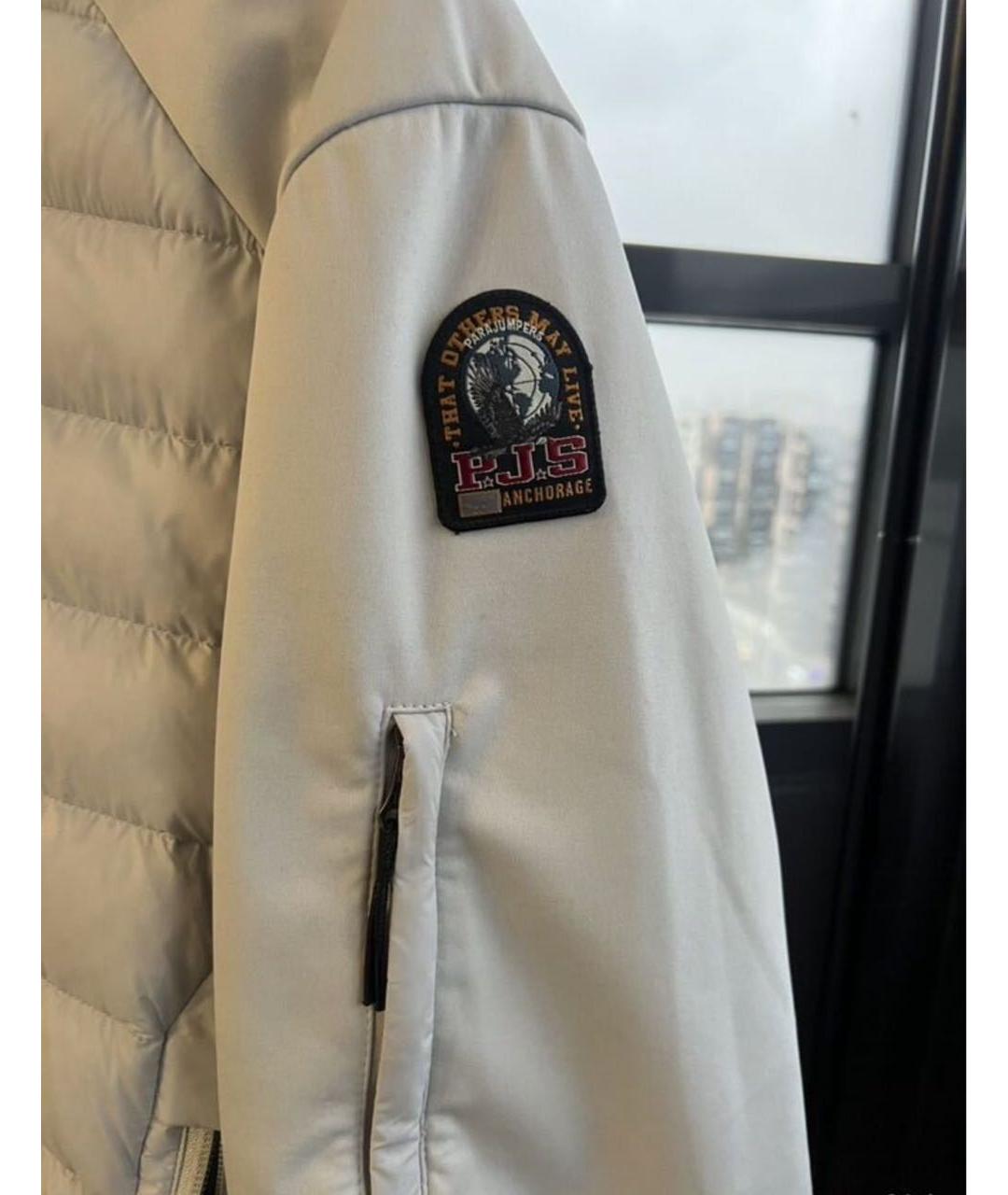 PARAJUMPERS Белый полиамидовый пуховик, фото 6