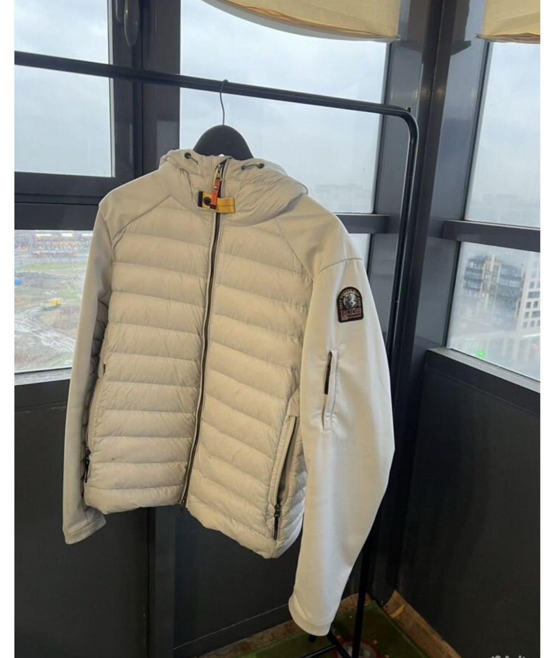 PARAJUMPERS Белый полиамидовый пуховик, фото 8