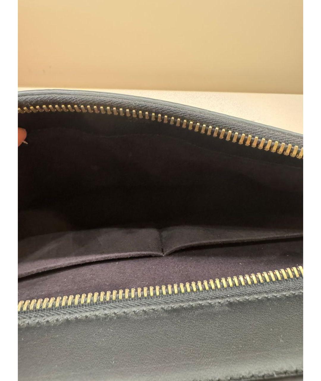 FENDI Черная кожаная сумка тоут, фото 6