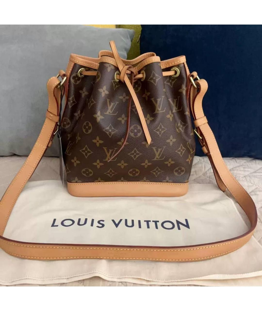LOUIS VUITTON Коричневая сумка через плечо, фото 8