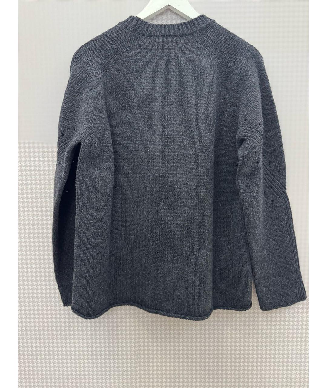 SEMICOUTURE Серый кашемировый джемпер / свитер, фото 2