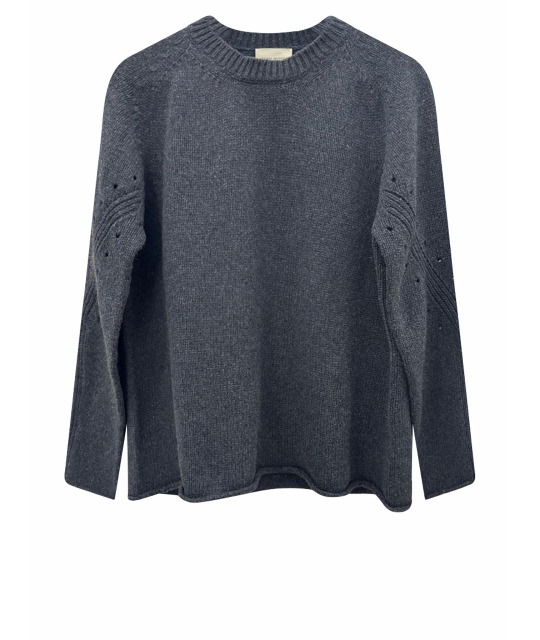 SEMICOUTURE Серый кашемировый джемпер / свитер, фото 1