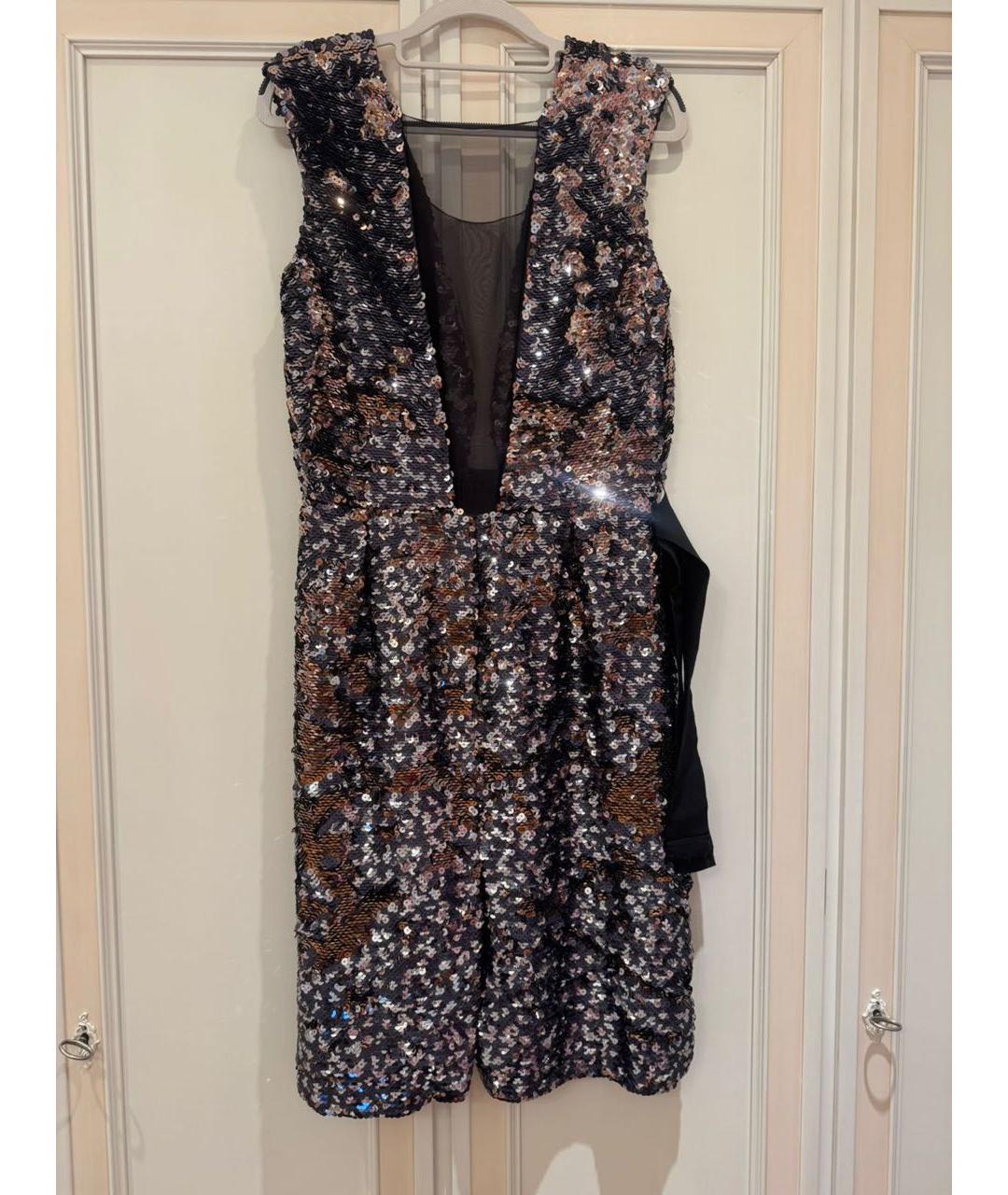 CHRISTIAN DIOR Черное шелковое вечернее платье, фото 3