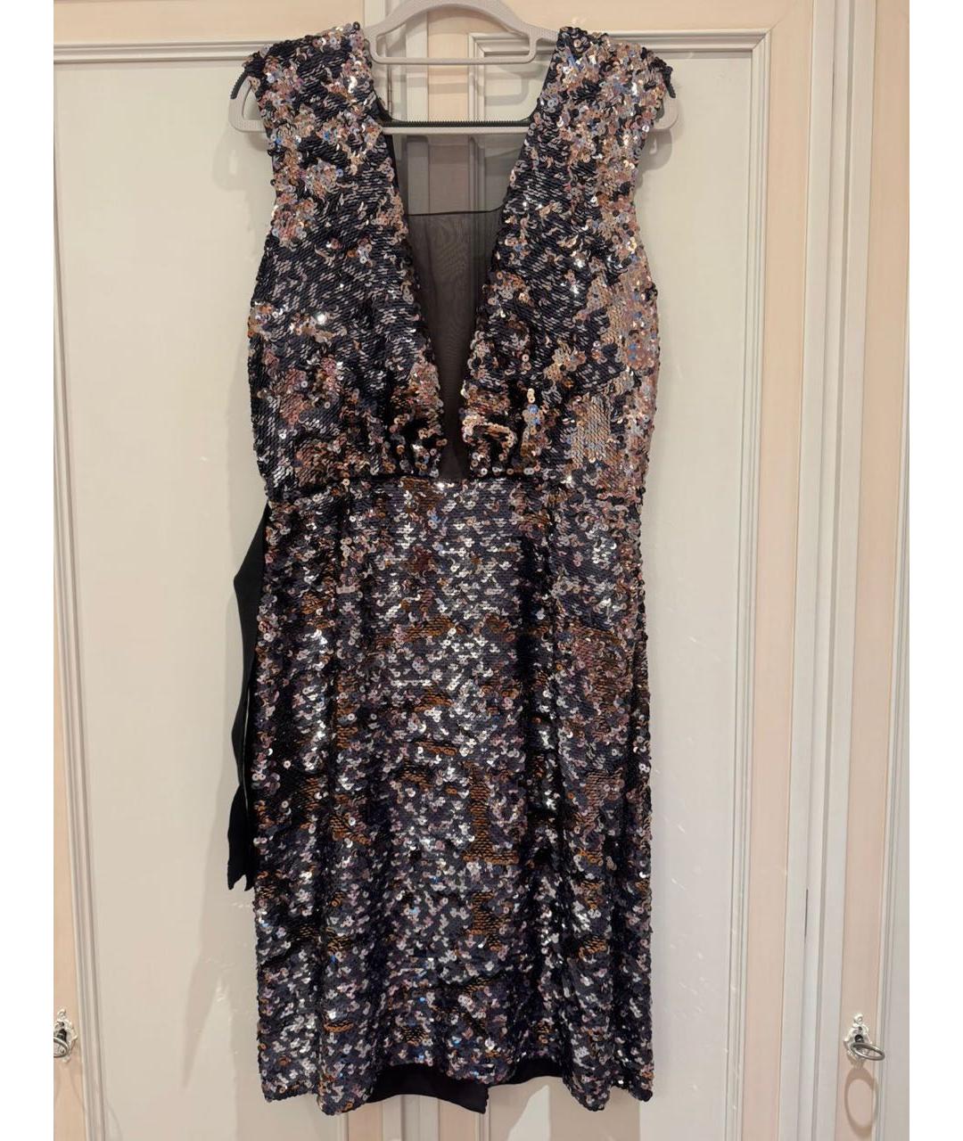 CHRISTIAN DIOR Черное шелковое вечернее платье, фото 6