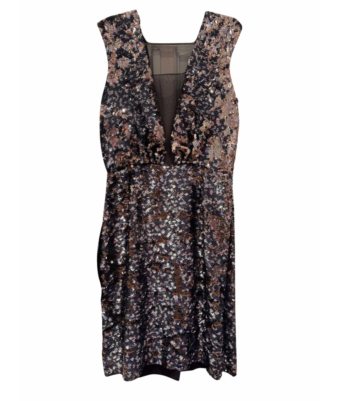 CHRISTIAN DIOR Черное шелковое вечернее платье, фото 1