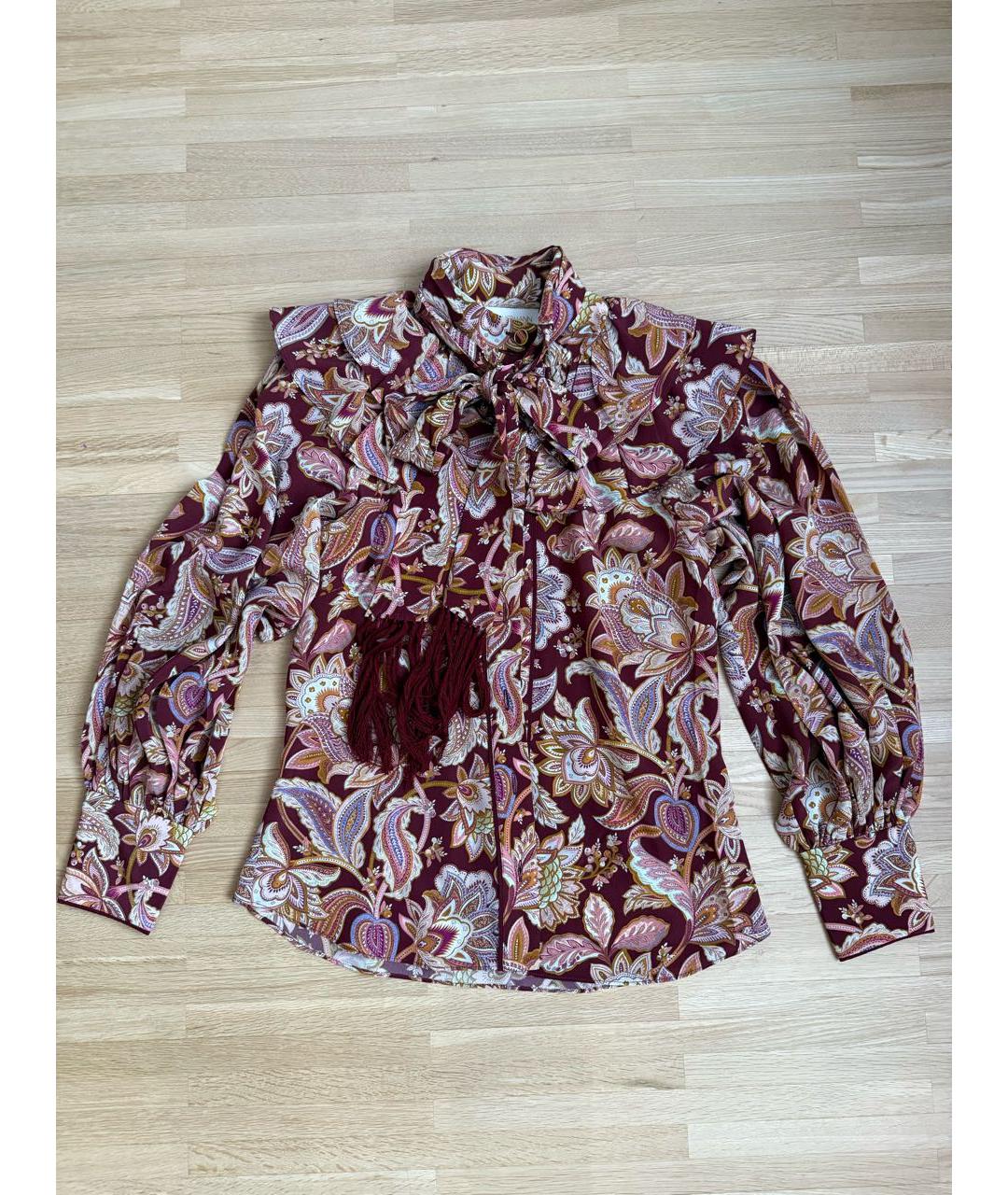 ZIMMERMANN Мульти шелковая блузы, фото 7