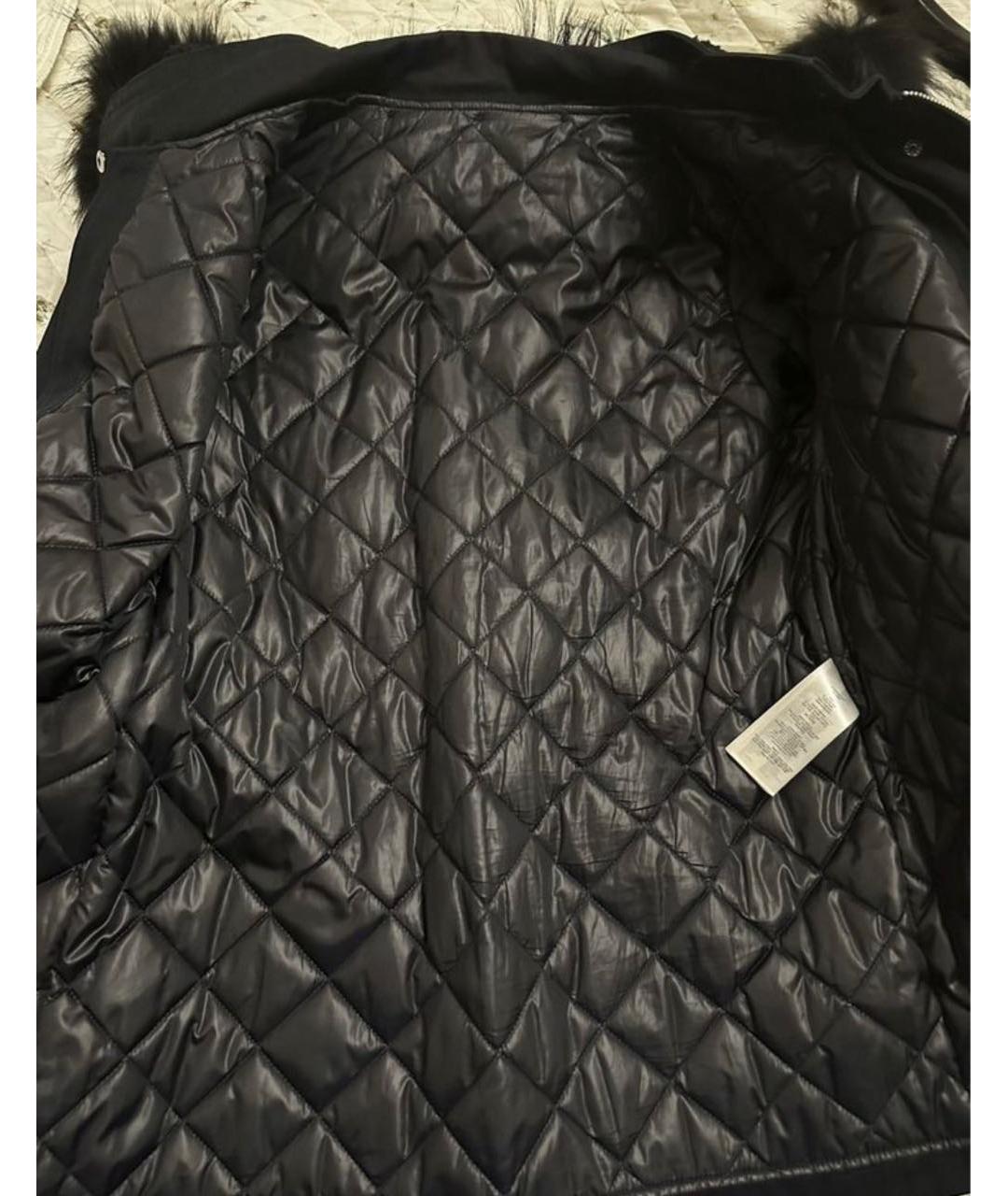 MAJE Черная полиэстеровая парка, фото 5