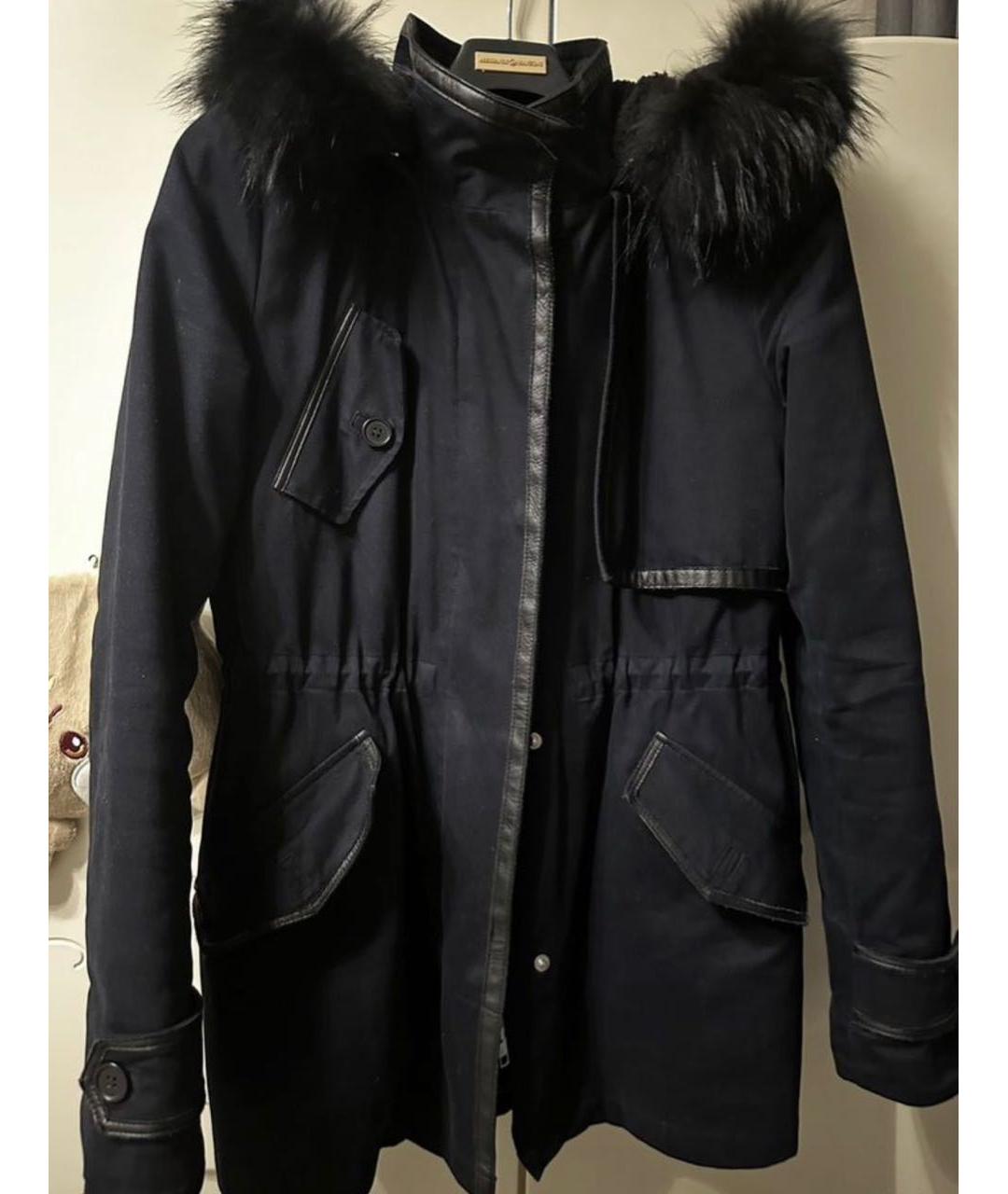 MAJE Черная полиэстеровая парка, фото 6