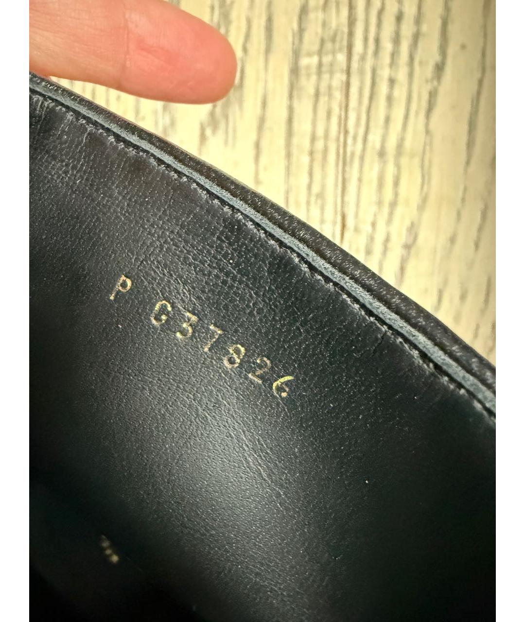 CHANEL Черные кожаные полусапоги, фото 5