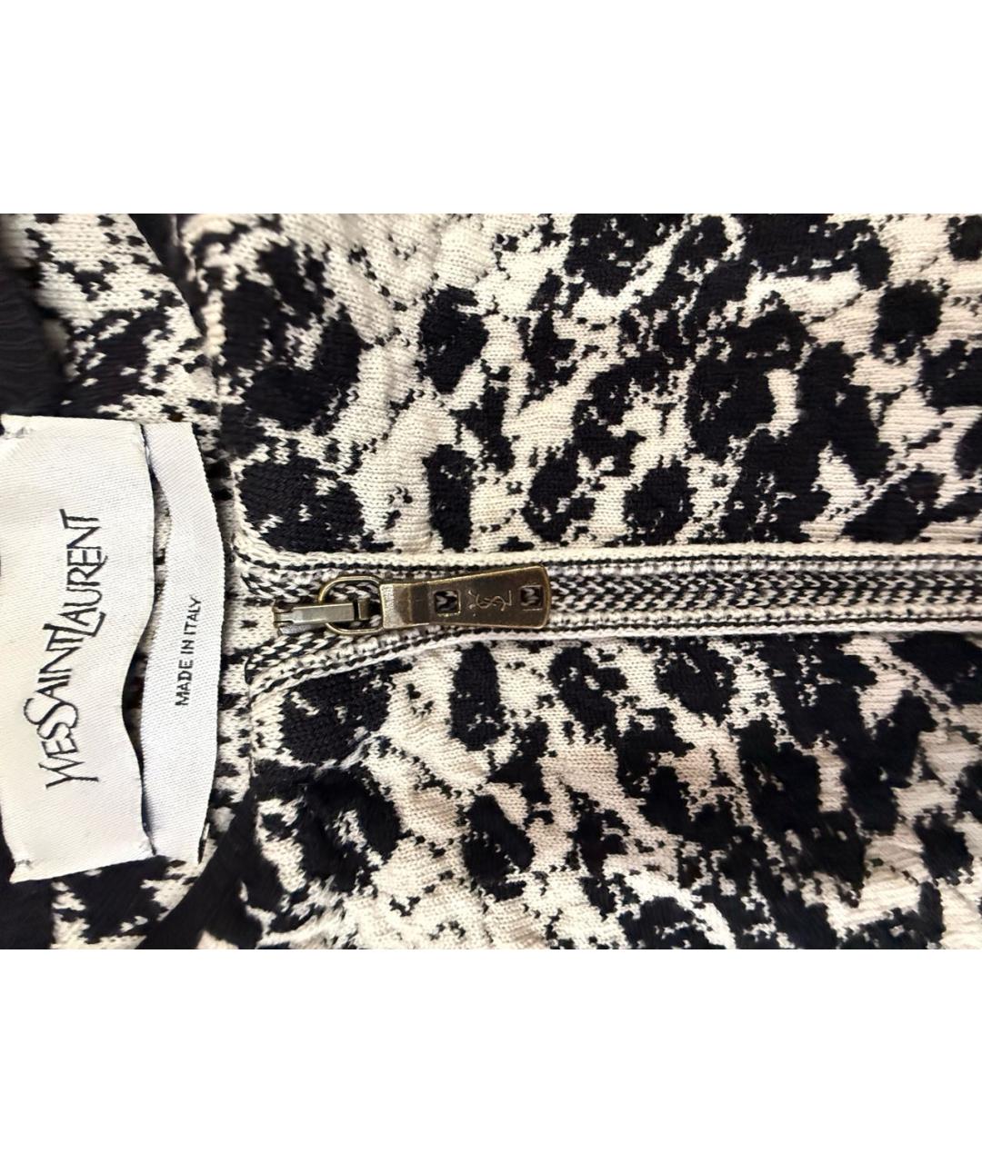 SAINT LAURENT Черный шерстяной кардиган, фото 5