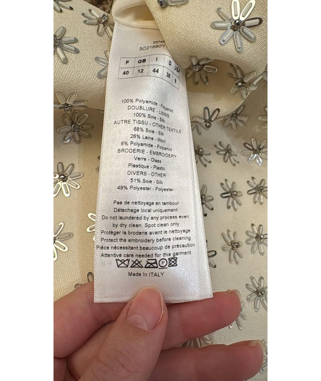 CHRISTIAN DIOR Шелковое вечернее платье, фото 5