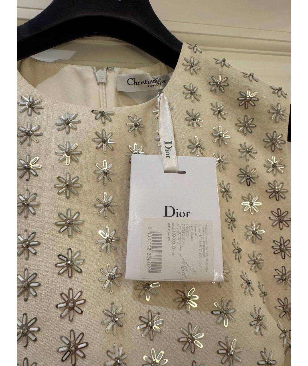 CHRISTIAN DIOR Шелковое вечернее платье, фото 4