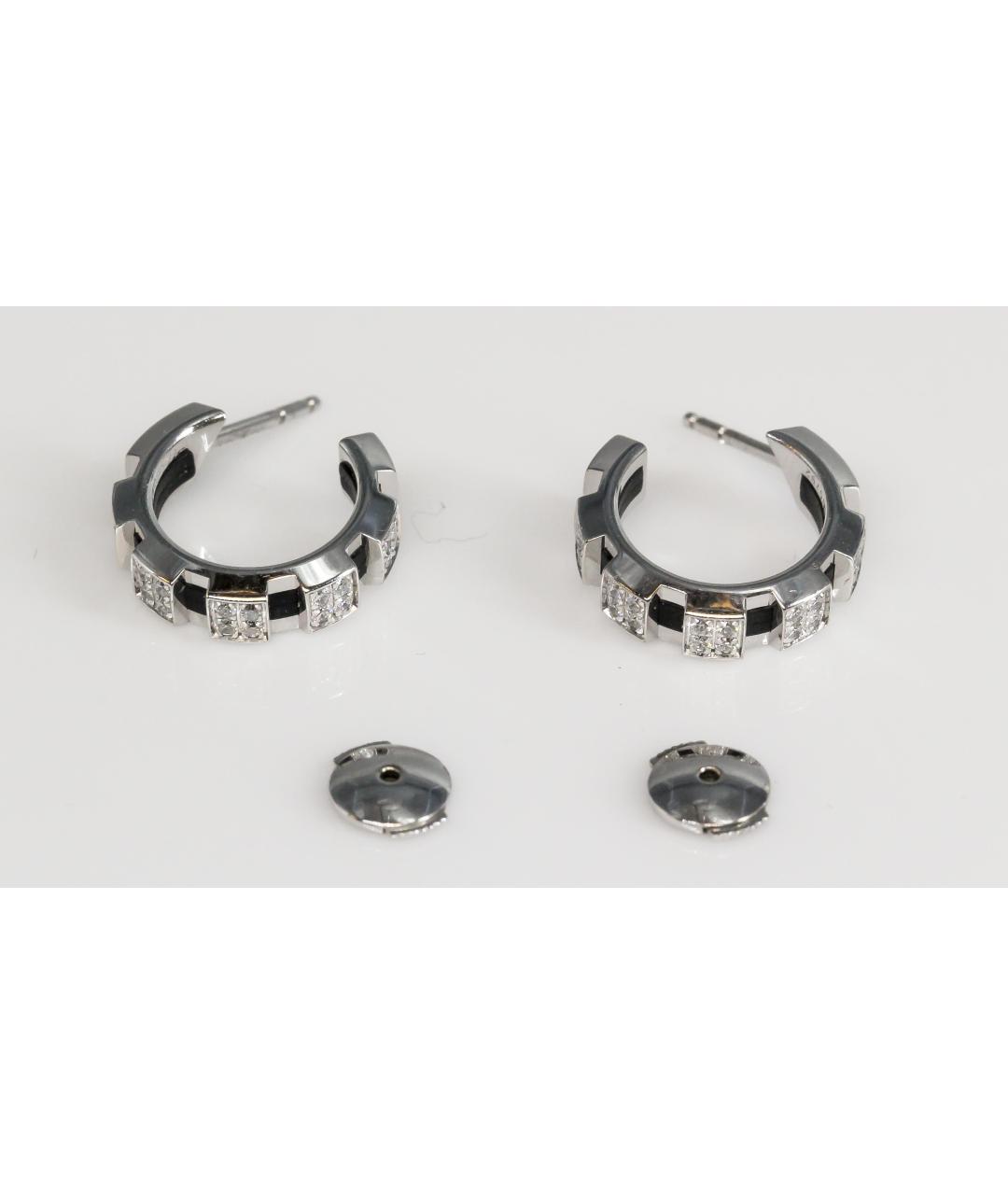 CHAUMET Серебряные серьги из белого золота, фото 2