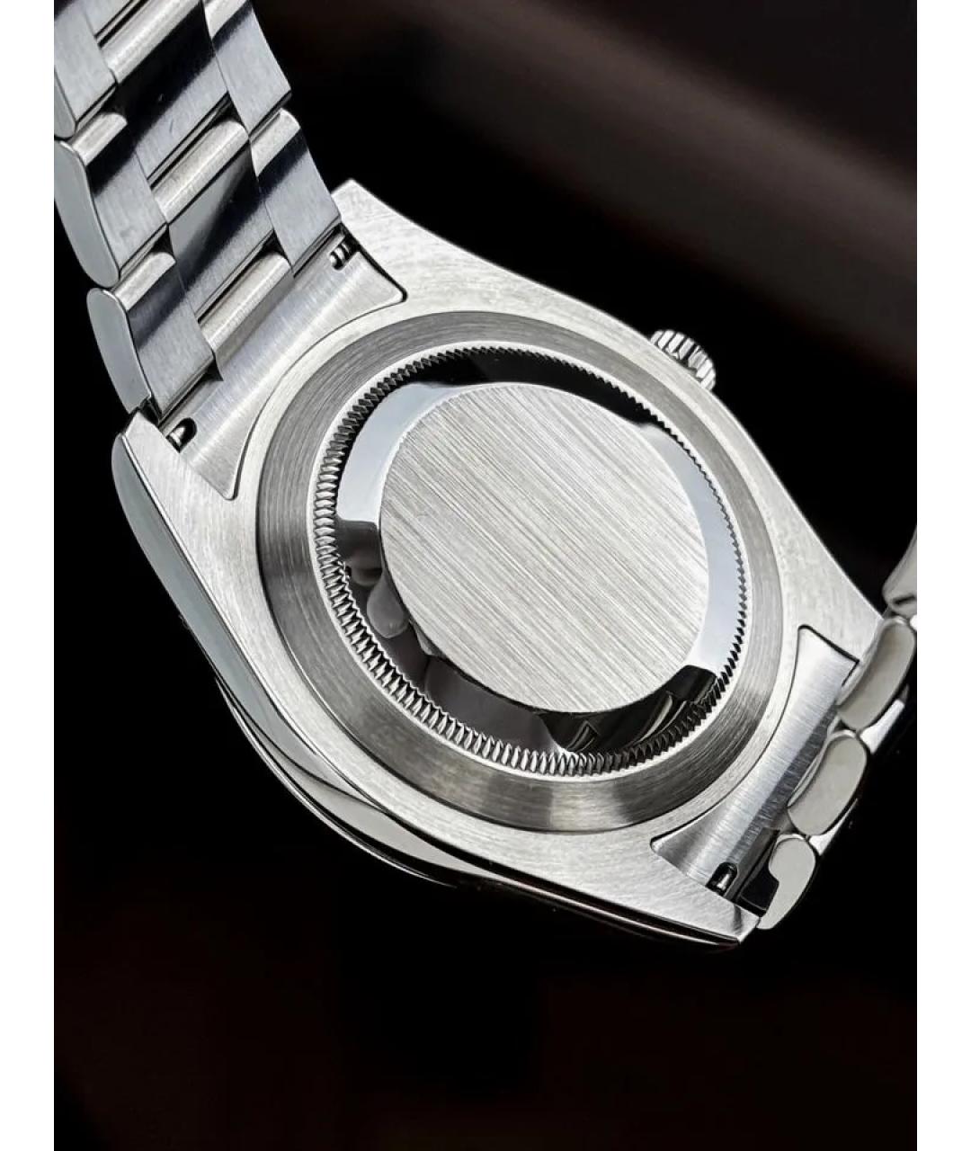 ROLEX Темно-синие металлические часы, фото 5