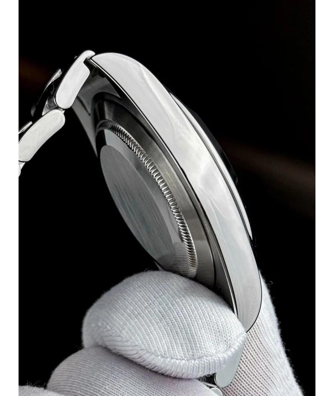 ROLEX Темно-синие металлические часы, фото 3