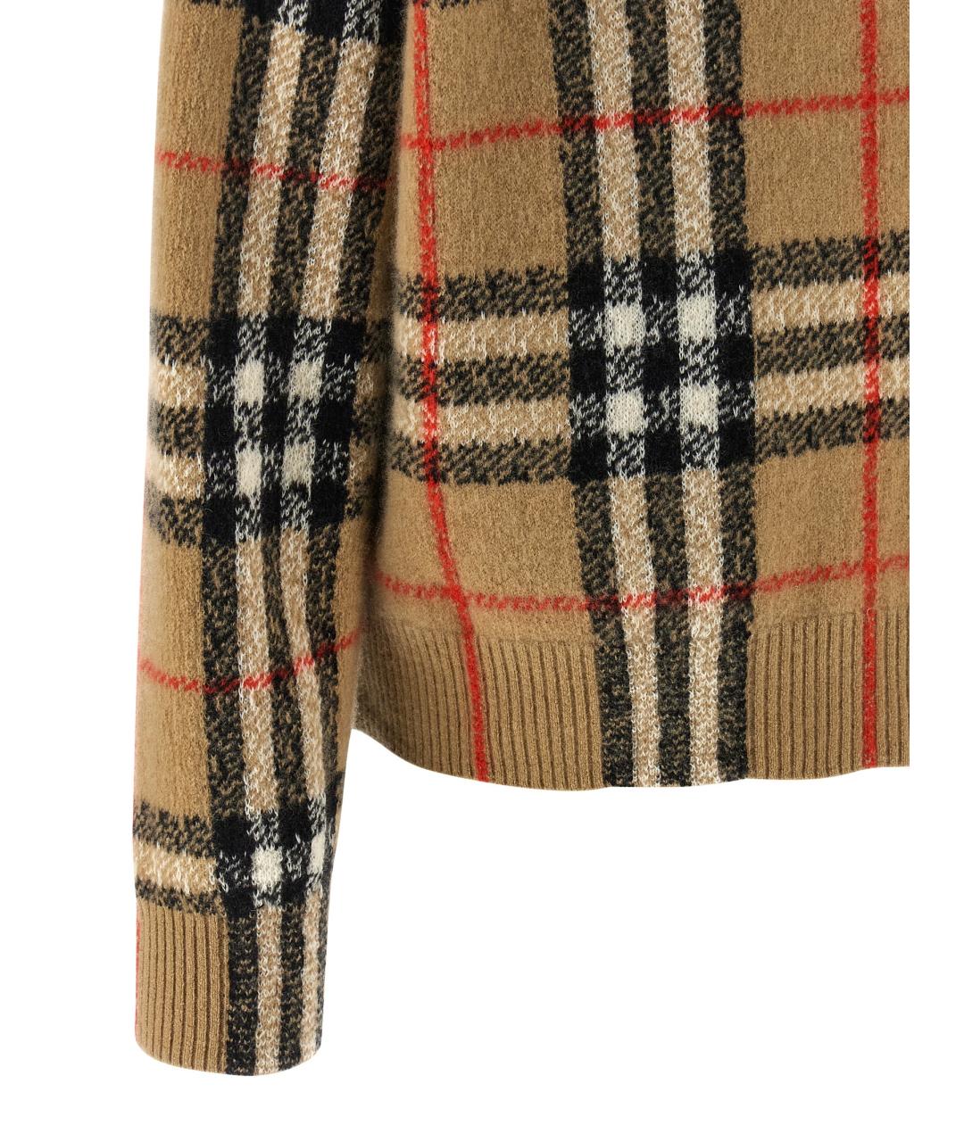 BURBERRY Бежевый кашемировый кардиган, фото 2