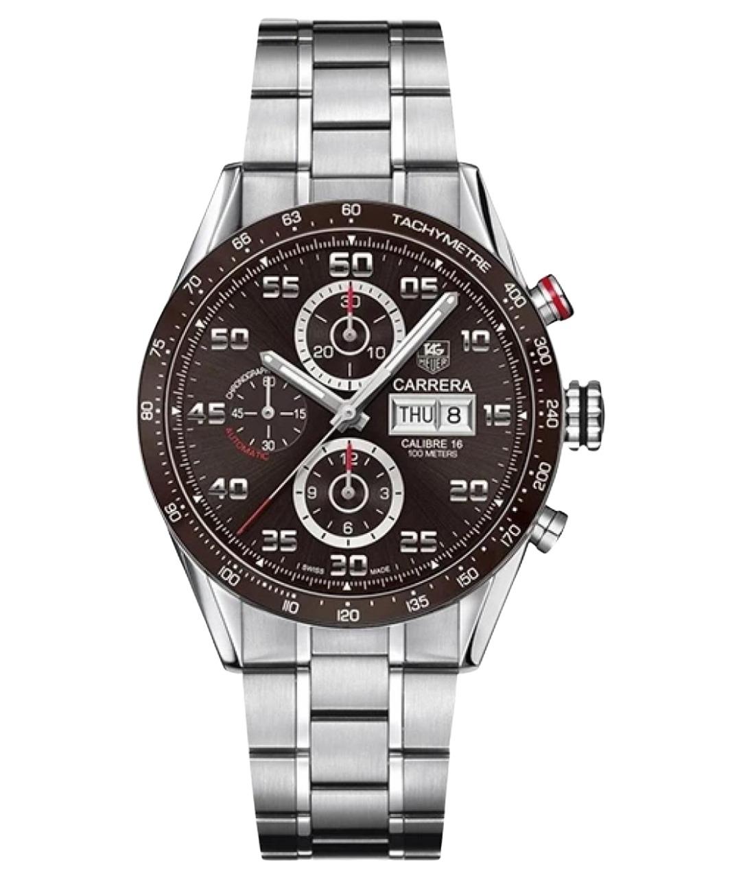 TAG HEUER Коричневые часы, фото 1