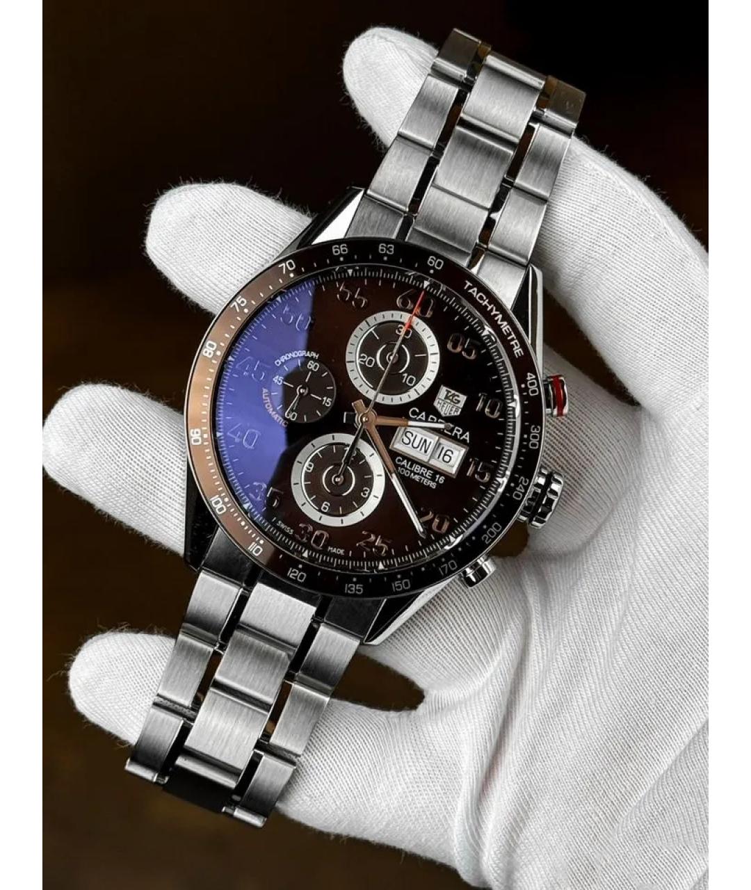 TAG HEUER Коричневые часы, фото 2