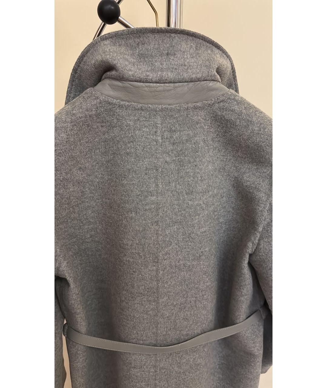 LORO PIANA Серое кашемировое пальто, фото 4