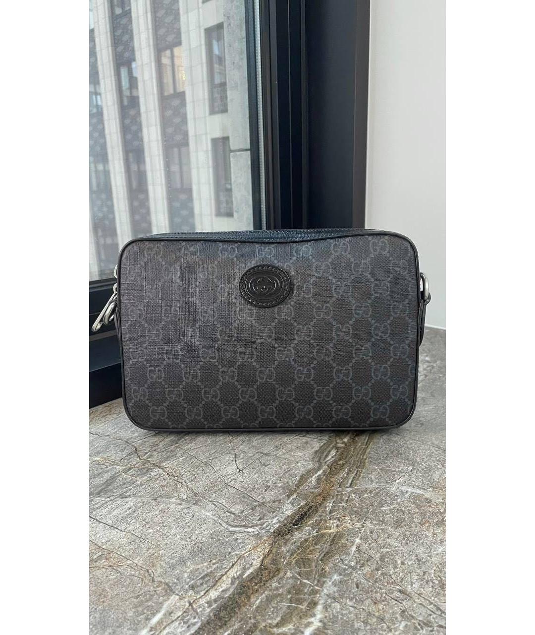 GUCCI Черная сумка на плечо, фото 6