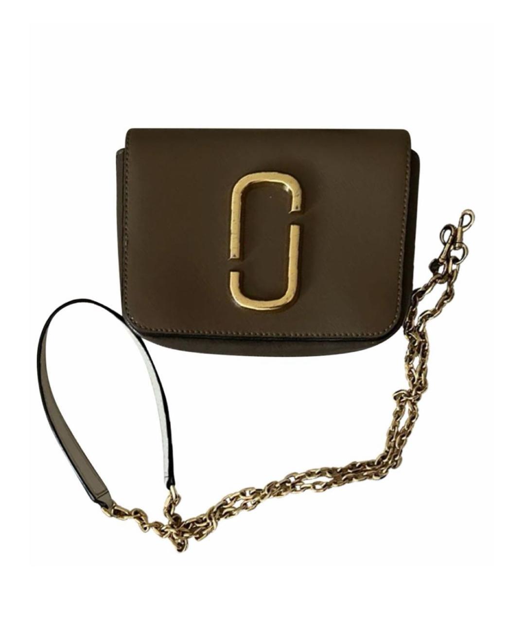 MARC JACOBS Коричневая кожаная сумка через плечо, фото 4